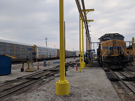 Coleman Industrial Construction a 
General Contractor building and improving railroad 
safety and locomotovie servicing facilities based in 
Kansas City Missouri