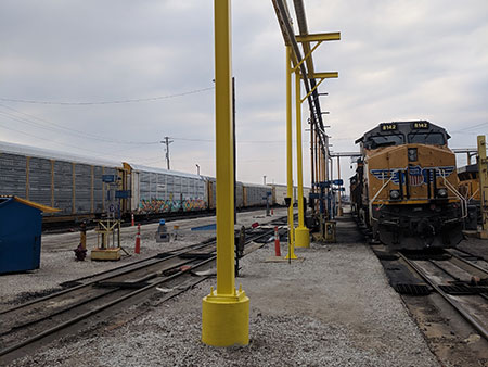 Coleman Industrial Construction a 
General Contractor building and improving railroad 
safety and locomotovie servicing facilities based in 
Kansas City Missouri