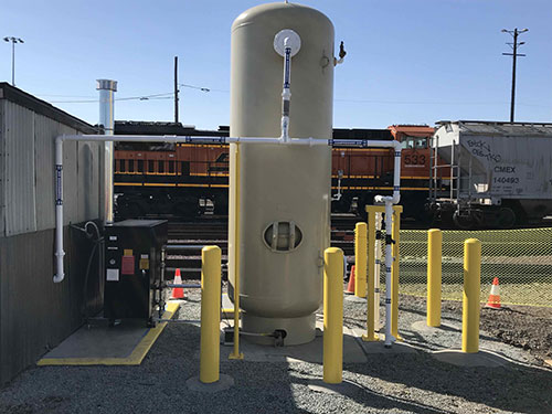 Air System Construction for Industrial and Railroad Pumping Stations by Coleman Industrial Construction based in Kansas City Missouri