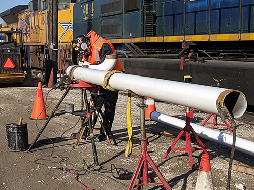 UPRR Piper Bridge Relocation by Coleman Industrial Construction in Kansas City Missouri