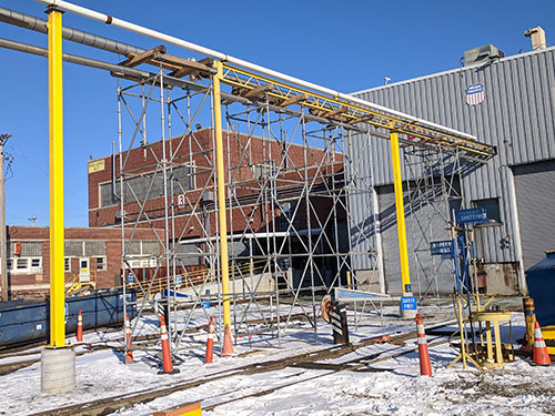 UPRR Piper Bridge Relocation by Coleman Industrial Construction in Kansas City Missouri