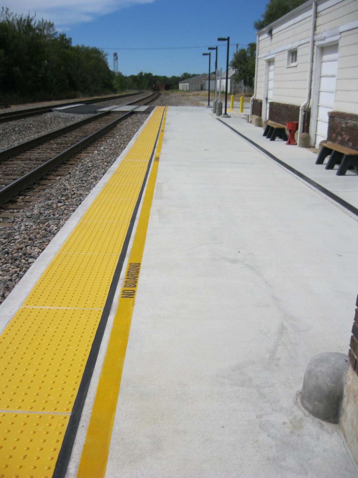 Amtrak Platform Upgrades by Coleman Industrial Construction in Kansas City Missouri