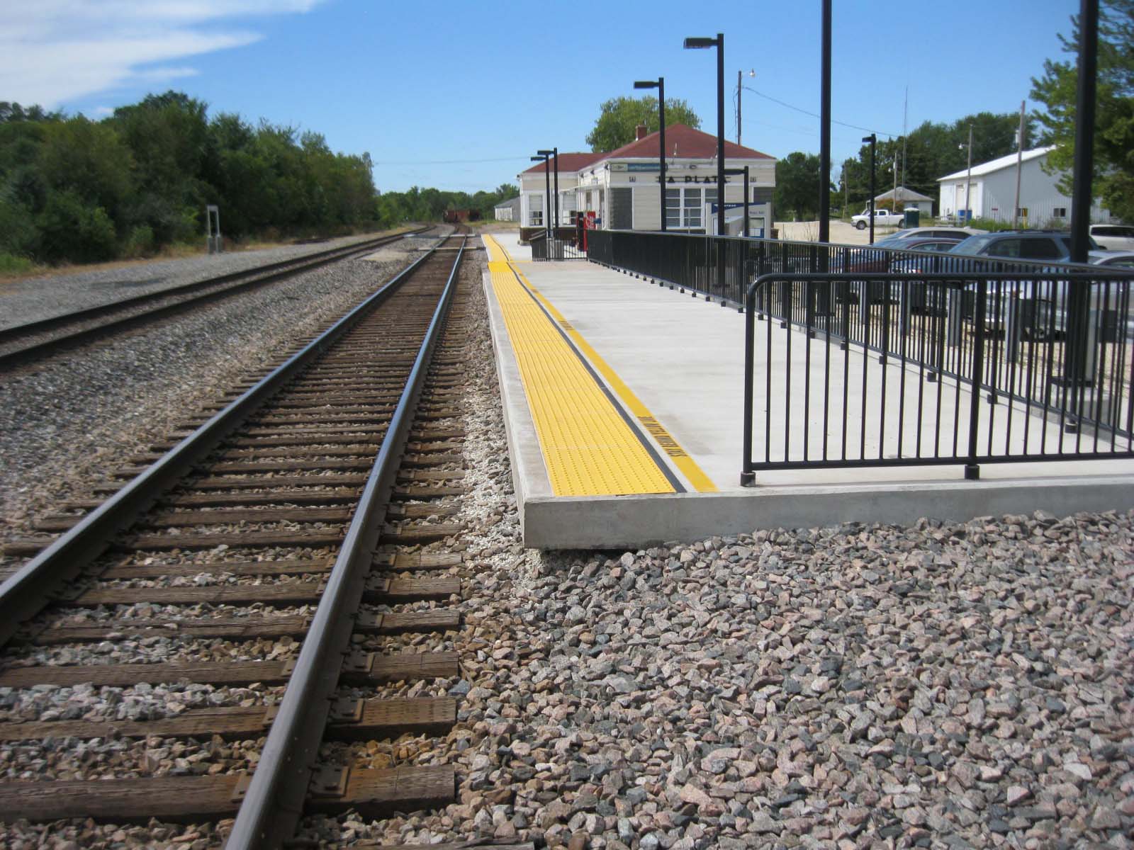 Amtrak Platform Upgrades by Coleman Industrial Construction in Kansas City Missouri