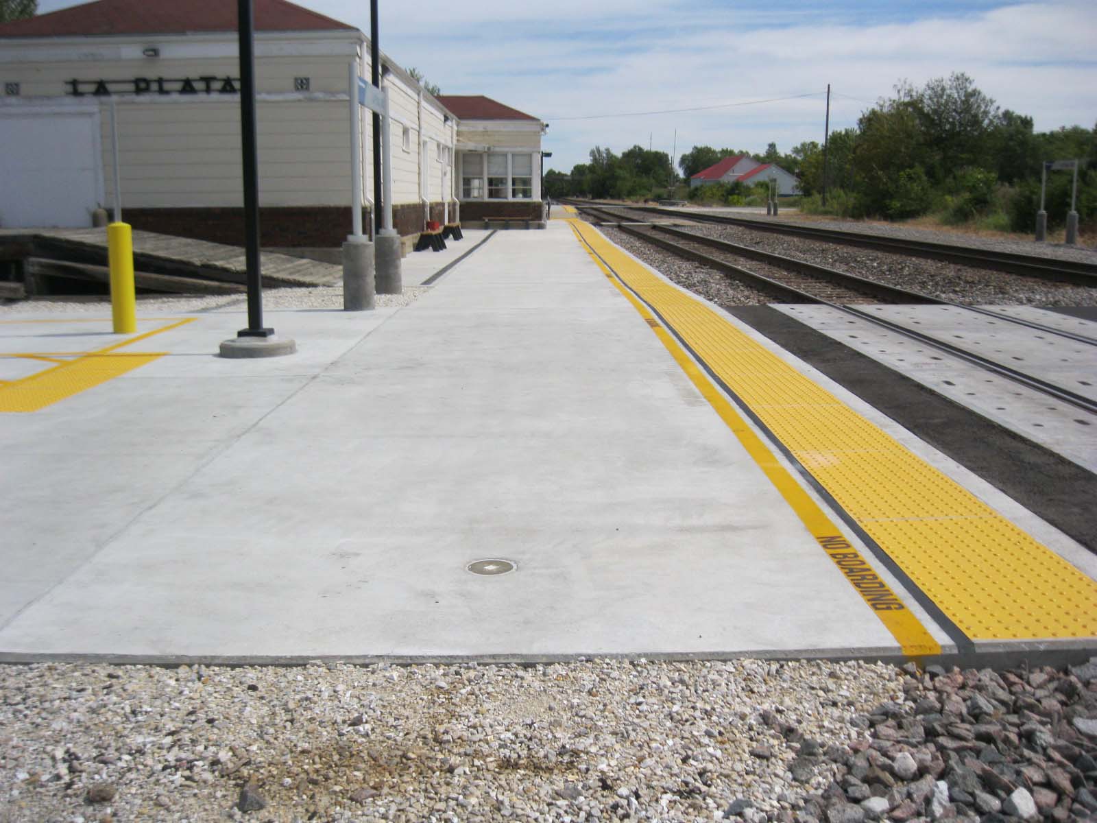 Amtrak Platform Upgrades by Coleman Industrial Construction in Kansas City Missouri