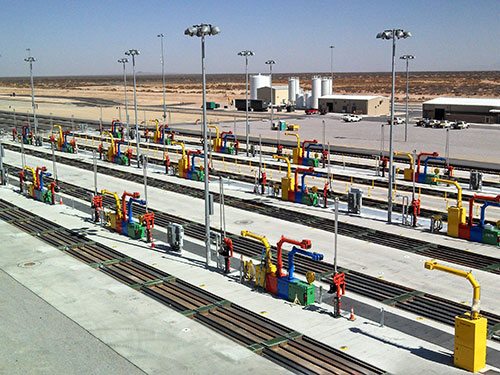 Fuel Support Systems for railroads in Strauss NEW MEXICO done by Coleman Industrial Construction based in Kansas City Missouri