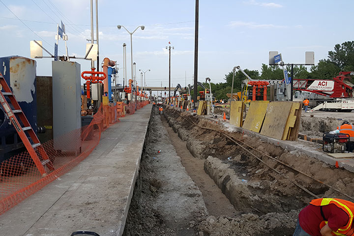 BNSF Mainline Kansas City Improvements by Coleman Industrial Construction in Kansas City Missouri