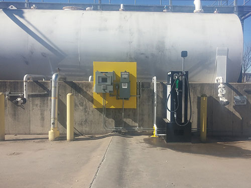 Fuel Support Systems for railroads in Tulsa OKLAHOMA done by Coleman Industrial Construction based in Kansas City Missouri