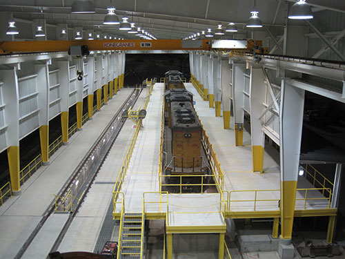 Fuel Support Systems for railroads in Houston TEXAS done by Coleman Industrial Construction based in Kansas City Missouri