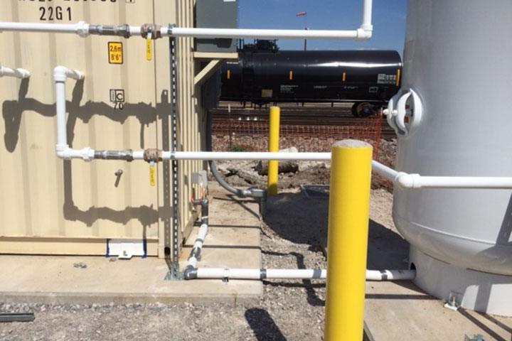 Union Pacific Railroad Yard Air Compressor by Coleman Industrial Construction in Kansas City Missouri
