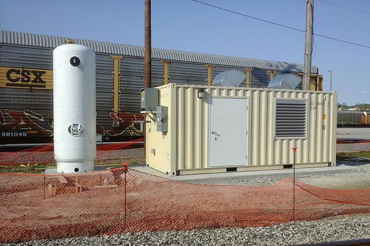 Union Pacific Railroad Yard Air System Upgrades by Coleman Industrial Construction in Kansas City Missouri
