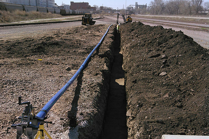 Union Pacific Railroad Yard Air System Upgrades by Coleman Industrial Construction in Kansas City Missouri