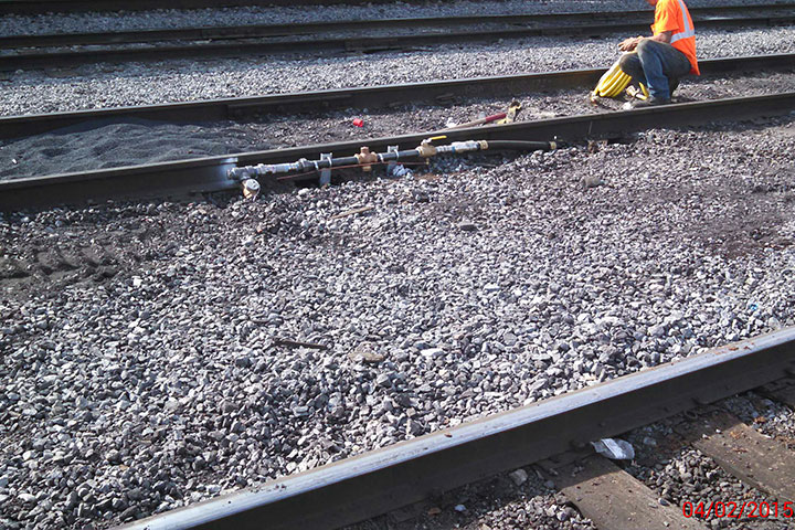 Union Pacific Railroad Yard Air Compressor by Coleman Industrial Construction in Kansas City Missouri