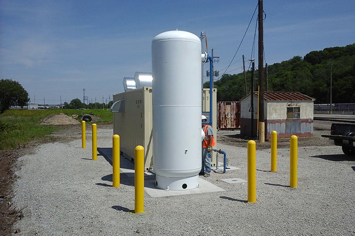 Union Pacific Railroad Yard Air System Upgrades by Coleman Industrial Construction in Kansas City Missouri