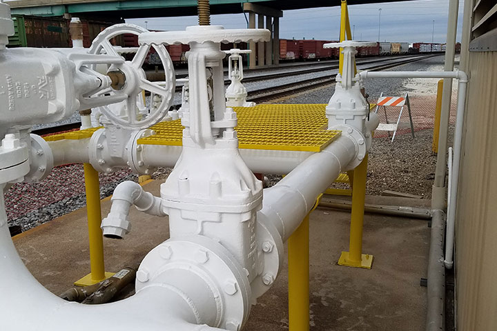 BSNF Railway Air System Upgrades by Coleman Industrial Construction in Kansas City Missouri