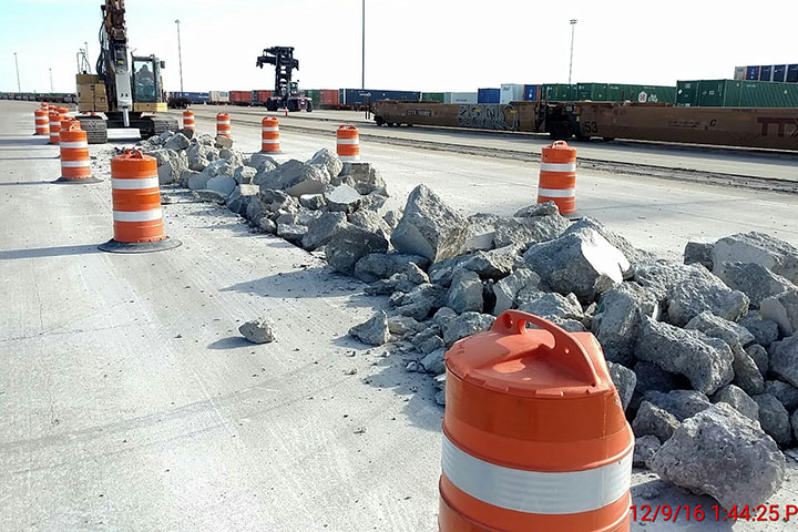 Union Pacific Railroad - Pavement Improvements by Coleman Industrial Construction in Kansas City Missouri