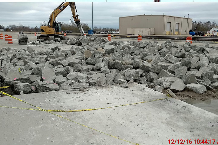 Union Pacific Railroad - Pavement Improvements by Coleman Industrial Construction in Kansas City Missouri