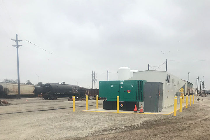 BSNF Railroad Yard Air Improvements by Coleman Industrial Construction in Kansas City Missouri