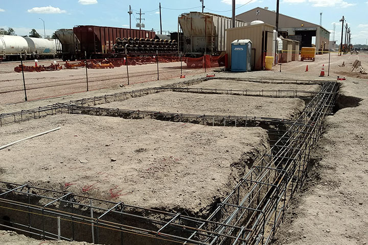 BSNF Railroad Yard Air Improvements by Coleman Industrial Construction in Kansas City Missouri