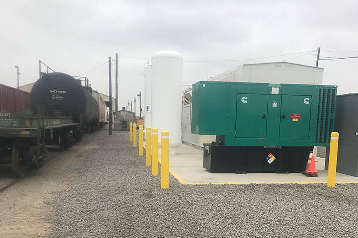 BSNF Railroad Yard Air Improvements by Coleman Industrial Construction in Kansas City Missouri