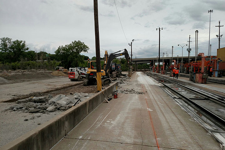 BNSF Mainline Kansas City Improvements by Coleman Industrial Construction in Kansas City Missouri