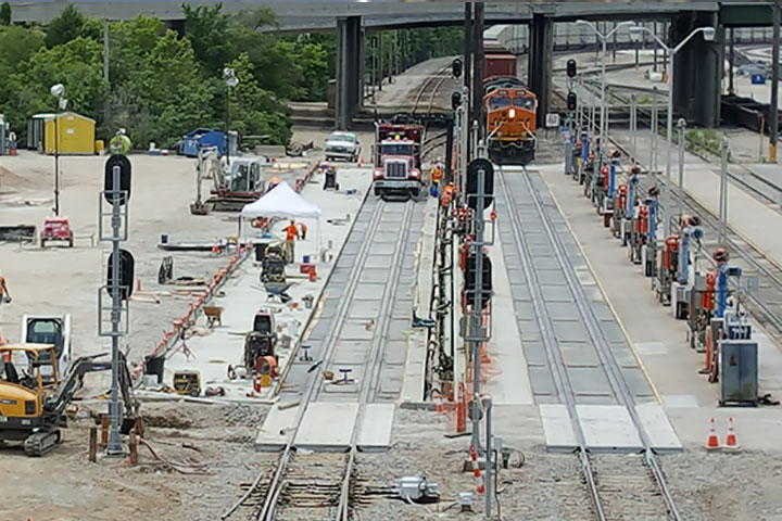 BNSF Mainline Kansas City Improvements by Coleman Industrial Construction in Kansas City Missouri