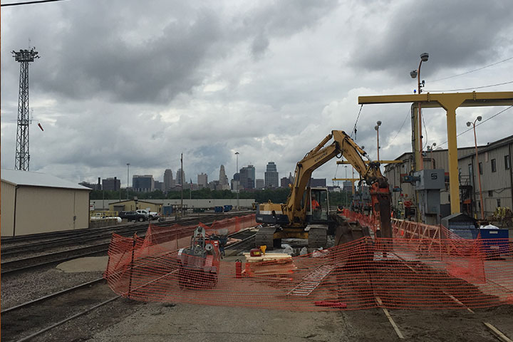 BNSF Inspection Pit North Kansas City by Coleman Industrial Construction in Kansas City Missouri