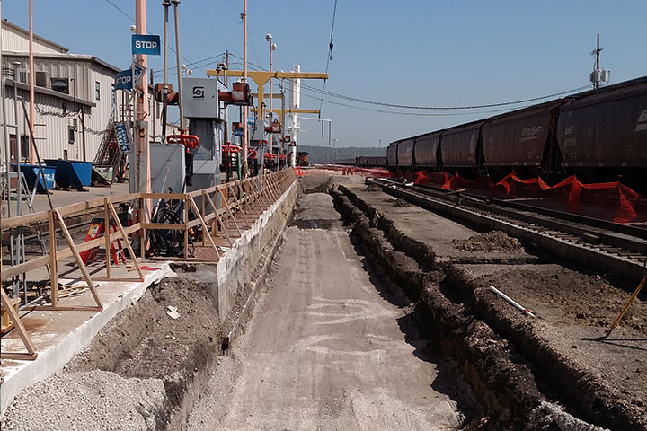 BNSF Inspection Pit North Kansas City by Coleman Industrial Construction in Kansas City Missouri