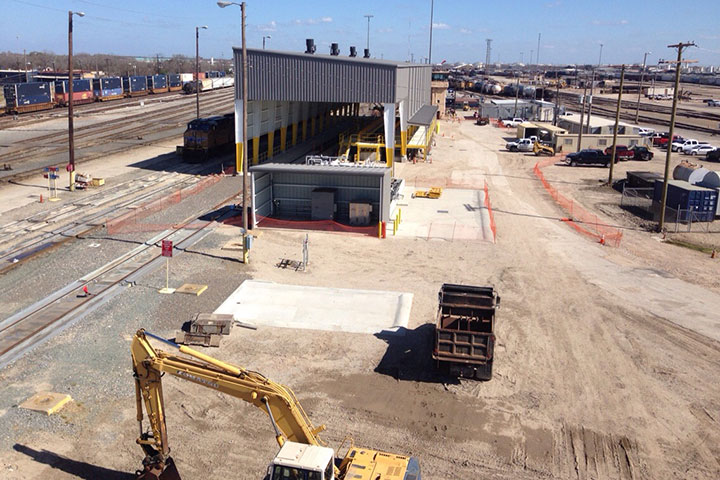 UPRR Inspection Pits & Crane Canopy by Coleman Industrial Construction in Kansas City Missouri