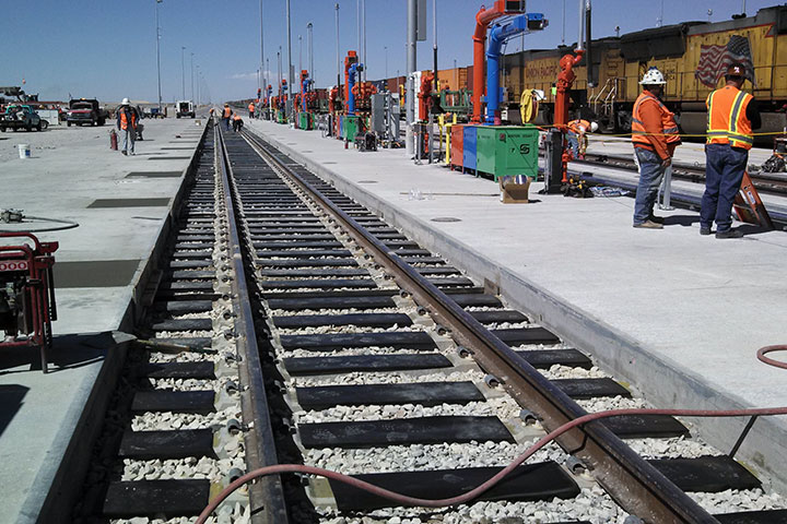 UPRR Track Pans by Coleman Industrial Construction in Kansas City Missouri