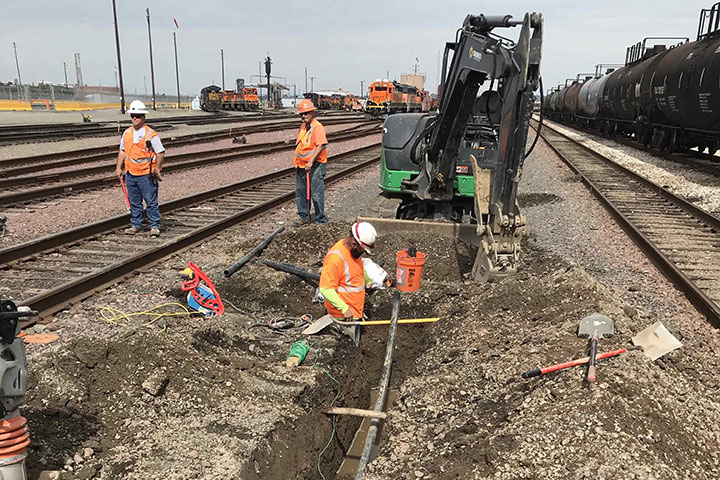 BNSF Railroad Yard Air Richmond by Coleman Industrial Construction in Kansas City Missouri