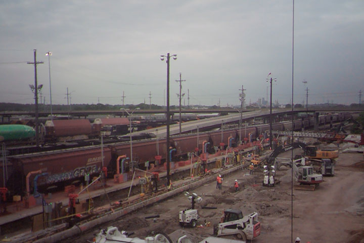 BNSF Mainline Kansas City Improvements by Coleman Industrial Construction in Kansas City Missouri