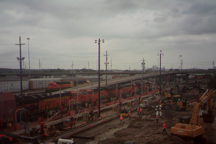 BNSF Mainline Kansas City Improvements by Coleman Industrial Construction in Kansas City Missouri