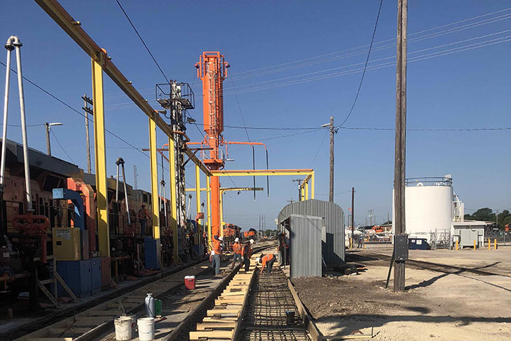 BSNF Railway Fueling Platform and DTL Upgrades by Coleman Industrial Construction in Kansas City Missouri