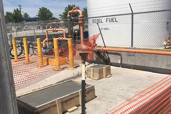 BSNF Railway Fueling Platform and DTL Upgrades by Coleman Industrial Construction in Kansas City Missouri