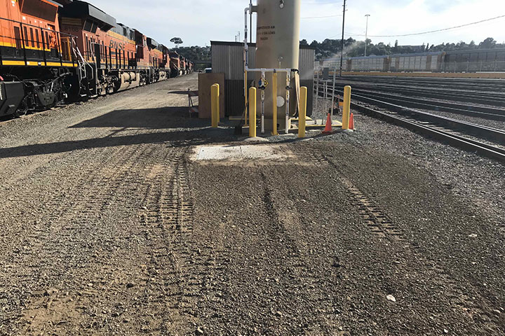 BNSF Railroad Yard Air Richmond by Coleman Industrial Construction in Kansas City Missouri