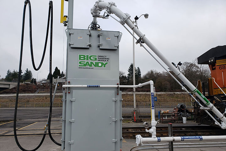 BNSF Sand System Upgrades Vancouver Washington by Coleman Industrial Construction in Kansas City Missouri