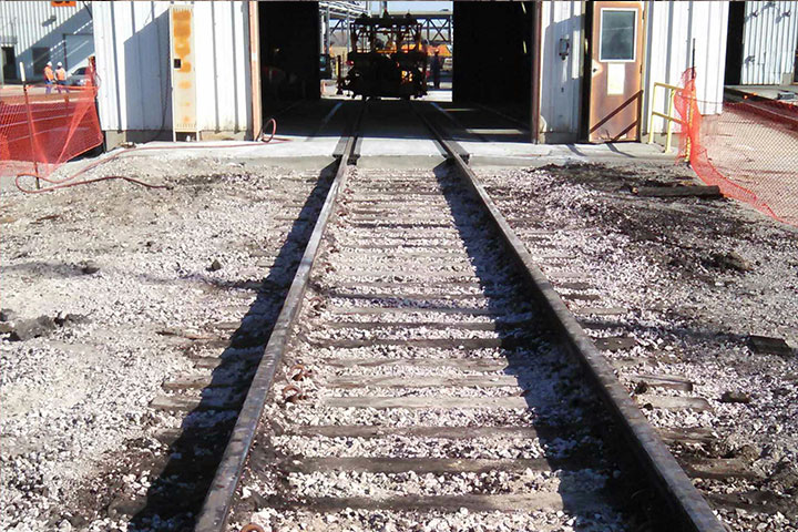 BNSF Locomotive Wash Bay in KCK by Coleman Industrial Construction in Kansas City Missouri