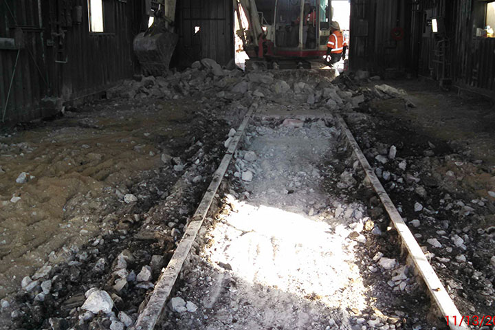 BNSF Locomotive Wash Bay in KCK by Coleman Industrial Construction in Kansas City Missouri