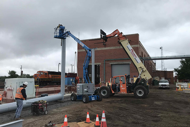 BSNF Fueling Platform Upgrades by Coleman Industrial Construction in Kansas City Missouri