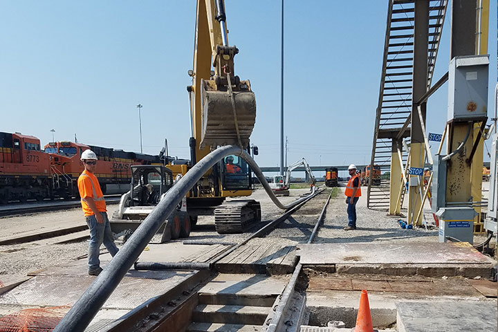 BNSF Industrial Waste Rehab by Coleman Industrial Construction in Kansas City Missouri