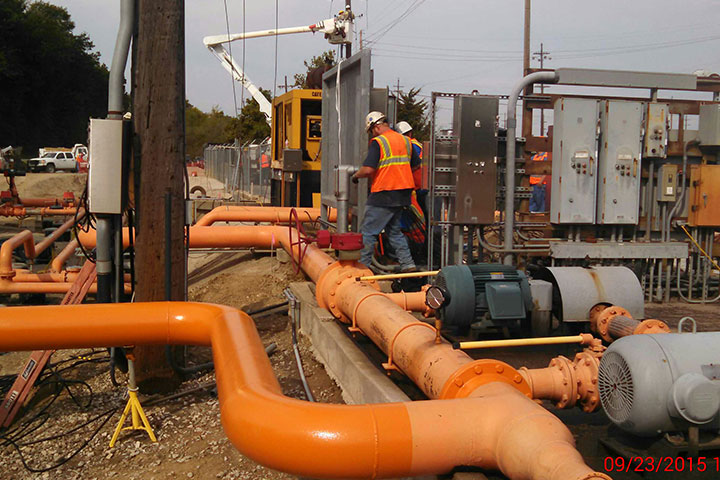 BNSF Containment Upgrades by Coleman Industrial Construction in Kansas City Missouri