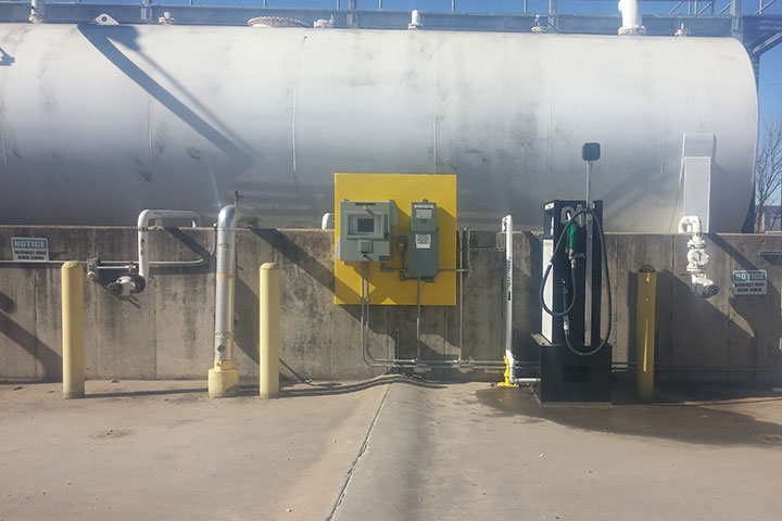 Equipment Fueling Implementations Cherokee Yard by Coleman Industrial Construction in Kansas City Missouri