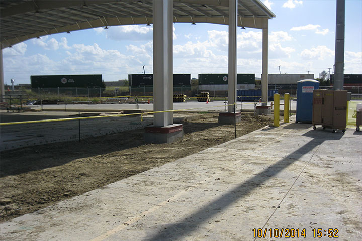 Union Pacific Railroad Roadability Canopy by Coleman Industrial Construction in Kansas City Missouri