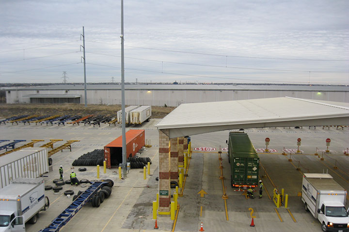 Union Pacific Railroad Roadability Canopy by Coleman Industrial Construction in Kansas City Missouri