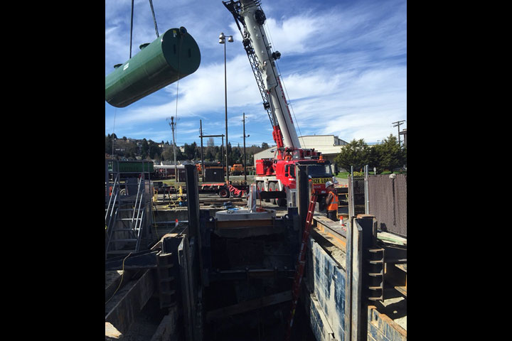 BSNF Industrial Waste Water Improvements by Coleman Industrial Construction in Kansas City Missouri